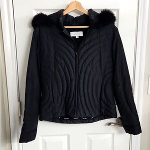 Calvin Klein black parka jacket Size: M